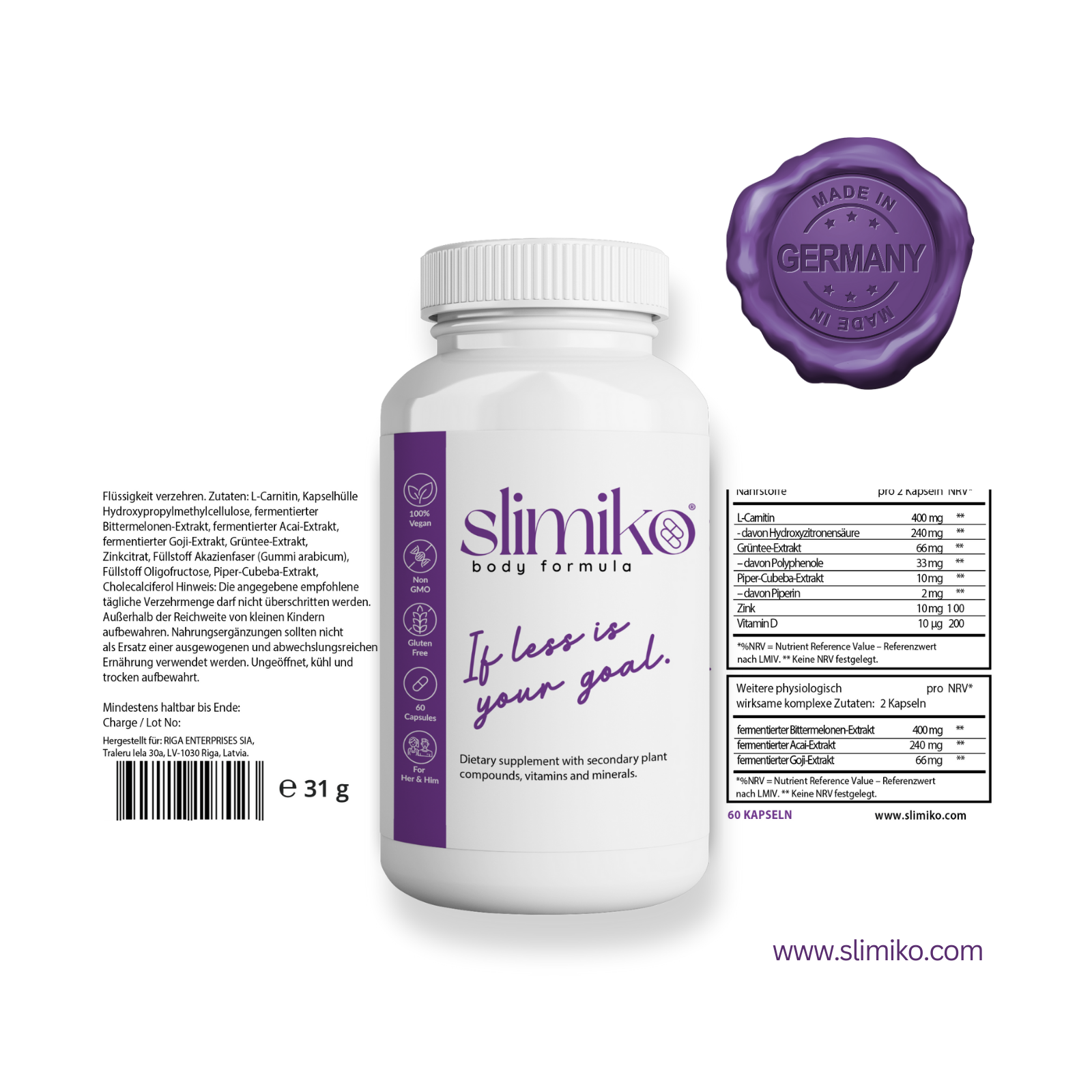 Slimiko Kapseln – Original Slimiko Produkt
